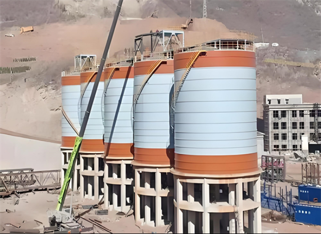 红岗高架钢板仓